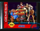 [実況]「STREET FIGHTER OF RAGE=ベアナックル × ストII（MD）」ハックロムを初見プレイ！