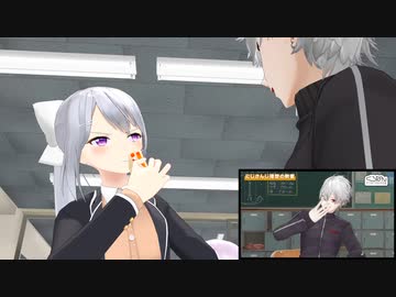 【にじさんじ】くろなんのクラス座席妄想をＭＭＤ紙芝居にしてみた。