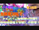 【パチ寄付】Pスーパー海物語in沖縄5 夜桜超旋風を全財産20kで打った結果・・・【第2回目】
