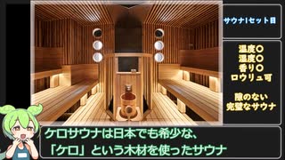 【サウナRTA】かるまるの60分コースを満喫するずんだもん【57分7秒】