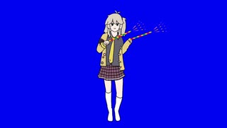花火で遊ぶ春日部つむぎBB