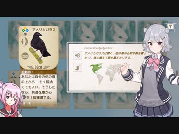 鳥のボードゲーム【WINGSPAN】　～１試合目その１～