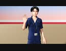 【進撃のMMD】清掃員さんと体操しよ