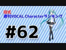 旧式・週刊VOCAL Characterランキング #62（#773）