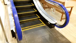 エスカレーターのグルメレース