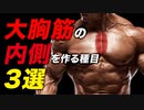【筋トレ】大胸筋の内側を作る種目 3選 | 現役ボディビルダーが解説【ビーレジェンド プロテイン】