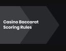 Casino Baccarat Scoring Rules