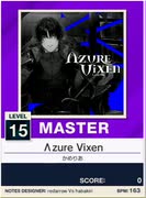 【譜面確認用】 Λzure Vixen MASTER 【チュウニズムNEW外部出力】