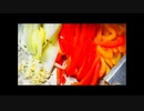 [3者お料理実況‼️]豚肉のバジリコ炒めだ肉！ドスコイドスコイドスコイ□