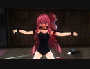 頭移動ボーンでポインティングする長物構造【MMDアクセサリ配布】