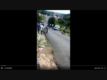 【おったん】アフリカの脱輪事故