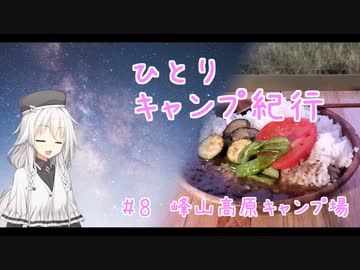 ひとりキャンプ紀行＃8「星の降る地で夏野菜カレー」【Cevio車載】【峰山高原キャンプ場】