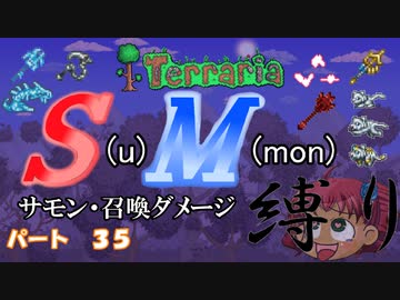 [ゆっくり実況]　S(u)M(mon)縛り　パート３５　[Terraria]