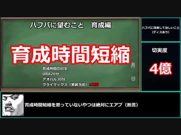 【ゆっくりウマ娘】ハフバで改善してほしいとこを紹介していたらだんだん不満が出てくる動画（ディスあり）【biimシステム】