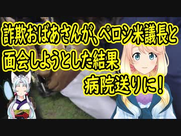 【韓国の反応】韓国のイヨンスおばあさんが、無理やりペロシ米議長と面会しようとした結果、警護員に阻止され病院送りに【世界の〇〇にゅーす】