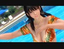 【DOAXVV】 ななみ　ロコモコ・バケーション　着崩れ　超ズームアップ　立ち　フラダンス　日焼け跡