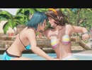 【DOA6 ryona】水着たまき ryona vs ヒトミ