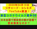 【2020年04月10日：リチャード・コシミズ YouTube講演（ 改良版 ）】