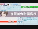 【 #にじさんじ甲子園 】にじ甲2022選手能力ビフォーアフター【加賀美大附属高校】