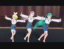 鮮やかに舞う！サラヘアの美しいVRMモデル、自称ラティ型ルカ＆ミク＆リンで【Gravity=Reality】を踊らせてみた