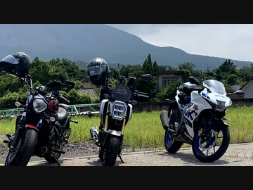 うにーさん・きずネコさんと桜島ツーリング