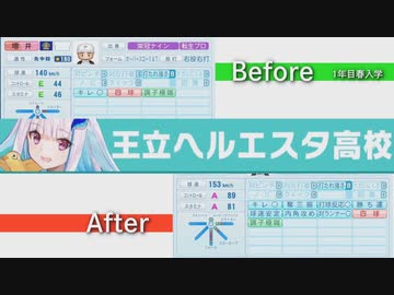 【 #にじさんじ甲子園 】にじ甲2022選手能力ビフォーアフター【王立ヘルエスタ高校】