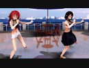 【MMD艦これ】水着姿の時雨と白露に「WAA!!!!」を踊ってもらいました【バム式/クロガネ式】【720p】