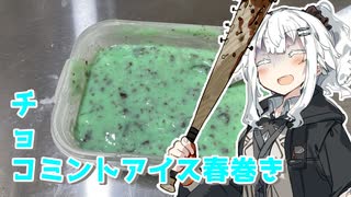 【チョコミントアイス春巻きを作ろう！】アカリとアオイの好き勝手クッキング！！