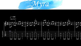 【弾き語り用TAB譜】Myra / Tani Yuuki【Sing With Guitar Arrange】