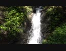 大雨の降った翌日の滝の音