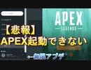 【APEX】悲報 APEXが起動できなくなりました……。