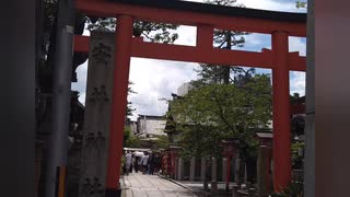 京都駅の中と安井金比羅宮