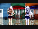 【MMD艦これ】水着春雨姉妹で、『メランコリック』を踊ってもらいました 【1080p】【クロガネ式】