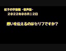 紅子の宇宙船 －音声版－ 2022年08月12日