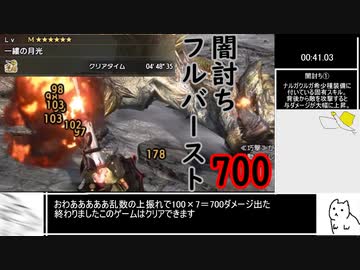 闇討ちガンランスが強すぎてレイア希少種TAが1回で終わりました(犬)【MHサンブレイク】