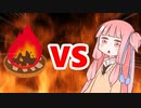 茜ちゃんVS迎え火