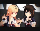 【MMD艦これ】スターリースカイ☆パレード【時雨・夕立】
