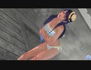 【DoaXvv/ロベリア】立ち・腕組み/プリンセスプーケ+ヒポグリフ/ブルーマロウ/望遠+モノクロ 081400