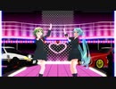 MMD、グミ、ミク、計２人、で、プロミス