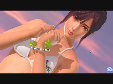 【DoaXvv/なぎさ】立ち・ふりふり/平穂世代の韋駄天達・ビキニ+ポップコーン/ライザ・ビキニ/望遠+高彩度 081500