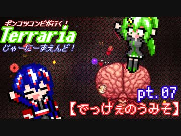 ポンコツコンビが行く！ぐだぐだテラリア実況 pt.07【でっけぇのうみそ】