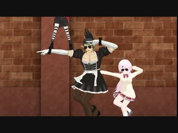 世界の時を止め母子みずいらずで踊る花畑チャイカと娘たち【モーション配布】