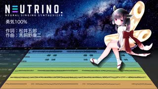 勇気100%  / AIきりたん【NEUTRINOカバー】