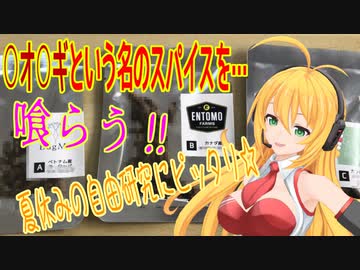【第三回スパイス祭】コオ○ギにスパイスを使って味比べ！
