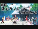 週刊東方ランキング　22年8月第2週