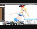 【MMDMacro】るいのれ式物述有栖_サマーブルースカイで【後付け重力】！