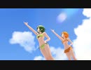 【MMD】水着のGUMIちゃん'sに【きょうもハレバレ】を踊ってもらった【紳士】