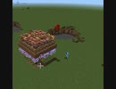 村人爆破しようとしたら、自分が犠牲になったやつ #マイクラ