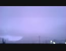 豪雨雷鳴響く夜空