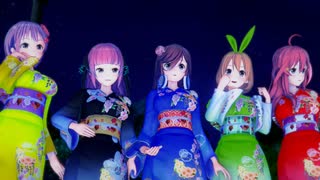 マイキャラとみる花火大会　弥彦燈籠まつり１